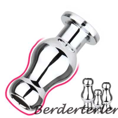 Juguete sexual tapón anal de metal hueco para mujeres herramientas dilatador vaginal de glúteos Foto 1 de 4