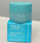 New TULA Skincare Revive + Rewind Revitalizing Eye Cream Full size 15g/0.5 oz