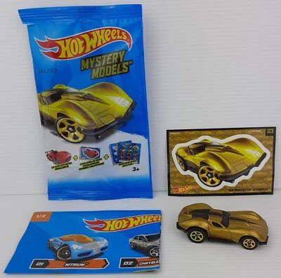 '63 CORVETTE STINGRAY HOT WHEELS MYSTERY MODELS NUOVO - Immagine 1 di 4