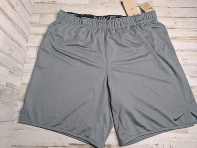 Nuevo con etiquetas Pantalones Cortos Nike Dri Fit Totality 9" Para Hombre Talla XL Sin Forro Tejido Entrenamiento Gris Foto 1 de 4