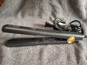 HSI Professional 1 inch Ceramic Flat Iron Hair Straightener Black Beauty - Picture 1 of 7