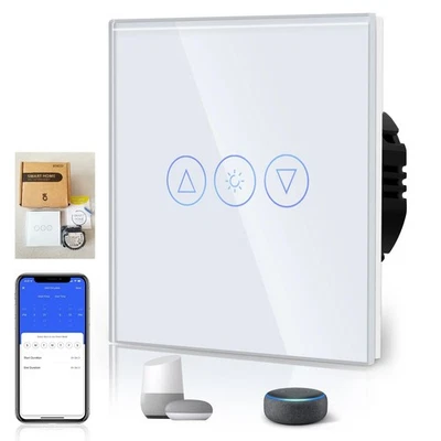 BSEED Smart Dimmer Light Switch Alexa S Life APP 1 Gang 1 Way WiFi Neutral White - Image 1 of 4