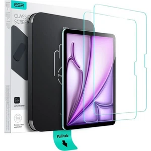 2x Schutzglas mit Positionierrahmen für iPad Air 13" 2025/2024 ESR Hartglas - Afbeelding 1 van 10
