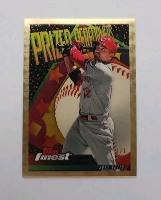 2019 Topps Finest Joey Votto Prized Performers Superfractor 1/1 RARE - Image 1 of 2