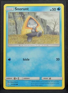 Snorunt #37/236 SM - Pokemon comune normale Unified Minds - LP - Foto 1 di 2
