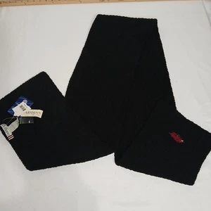 Arkansas Razorbacks Ruderer schwarz weicher Fleece Schal 72 x 9" neu mit Etikett - Bild 1 von 3