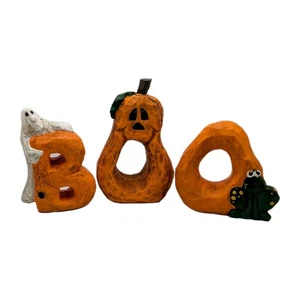 Signierte MIDWEST OF CANNON FALLS Halloween "BOO" Figuren von EDDIE Walker selten - Bild 1 von 11