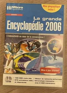 LA GRANDE ENCYCLOPÉDIE 2006 - Logiciel PC complet version France 🇫🇷 - Photo 1/5