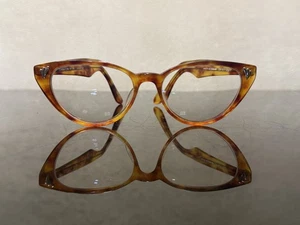 Vintage CONQUISTADOR A6 Handmade Eyeglasses Frame ER-145-52 17, Made W.Germany - Picture 1 of 20