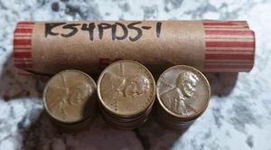 1 rollo de centavos Lincoln Wheat 1954 P D & S EE. UU. R54PDS-1 envío y devolución gratuitos - Imagen 1 de 3