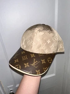 Louis Vuitton LV Get Ready Cap Beige Brown Monogram Logo Sun Baseball Hat M - Picture 1 of 5