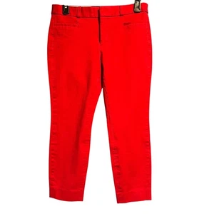 Pantalones Cortos Banana Republic Sloan Rojo Talla 4 Oficina Negocios Profesional - Imagen 1 de 8