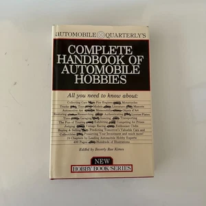 Automobile Quarterlys Complete Handbook Of Automobile Hobbies - Picture 1 of 2