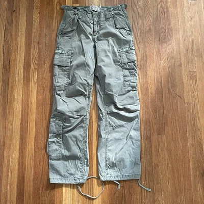 Abercrombie & Fitch Women's Size 4 Paratrooper Cargo Pants Military VTG Y2K - Image 1 of 4