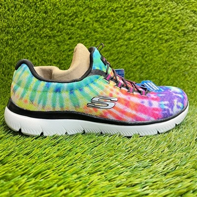 Skechers Summits Groovy Womens Size 7.5 Purple Pink Blue Athletic Shoes Sneakers - Image 1 of 4