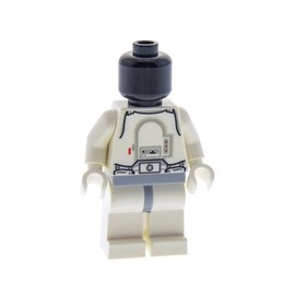 1x Lego Minifigure Star Wars Snowtrooper White Hip New - Light Grey 7666 sw0115
