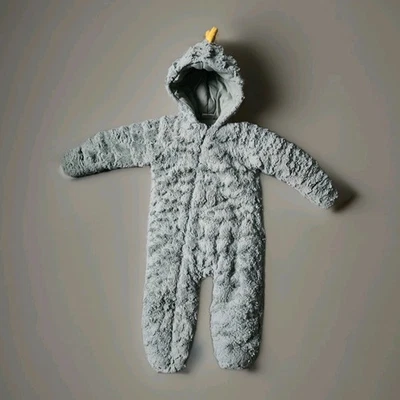 Koala Bebé 1 Pieza Cochecito Traje Felpa Con Capucha Polar Jersey Verde DINOSAURIO, 18-24 M Foto 1 de 4