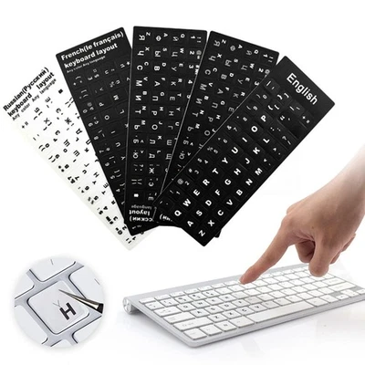 Arabic Deutsch Keyboard Stickers Russian Letter Spanish Alphabet Layout - Image 1 of 4