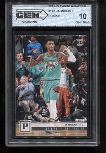 Ja Morant RC 2019-20 Panini #116 Young Dolph Rookie GEM MINT 10 - Picture 1 of 2