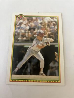 1990 Bowman Len Dykstra #152 Philadelphia Phillies NM-MINT - Image 1 of 2