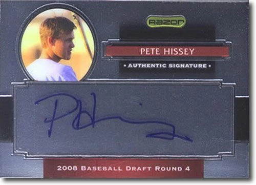 PETE HISSEY 2008 Razor Autograph Rookie METAL Auto RC /196 - Image 1 of 1