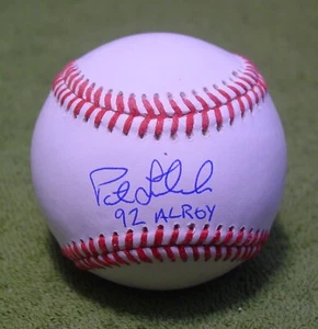 PAT LISTACH Signed/Autographed 92 AL ROY Baseball Ball Milwaukee Brewers w/COA - Picture 1 of 1
