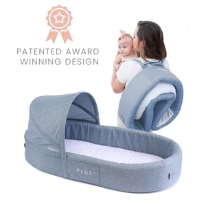 Lulyboo INDOOR / OUTDOOR CUDDLE & PLAY LOUNGE PLUS+ - DENIM - Picture 1 of 8