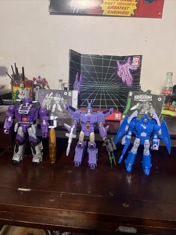 Kingdom Galvatron Kingdom Cyclonus Studio Series 86 Sweep transformers lot Cover