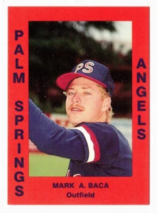 Mark A. Baca 1988 Cal League Palm Springs Angels # 99 (ex-mt) - Imagen 1 de 2