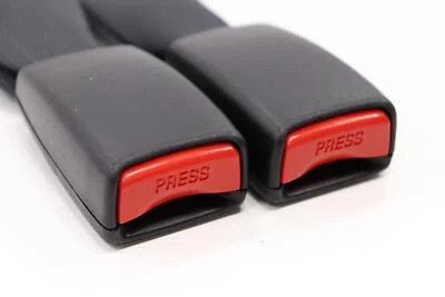 Nissan Titan 2017-2020 cinturón de seguridad trasero derecho y central hebilla OEM NEGRO_G Foto 1 de 4