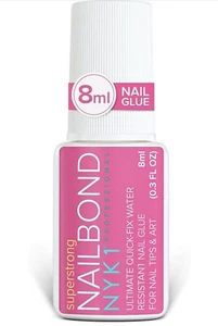 Super Strong Nail Glue For Acrylic Nails, Tips and Press On Nails Clear - Picture 1 of 3
