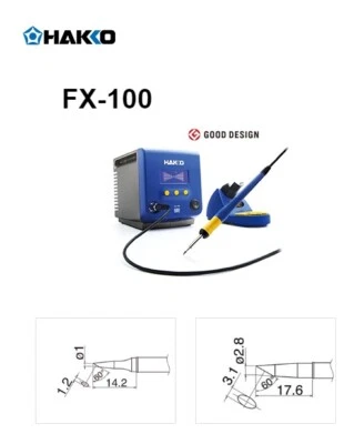HAKKO ПАЯЛЬНЫЙ НАКОНЕЧНИК T31 СЕРИИ (HAKKO FX-100) T31-01BL ~ T31-03BC28 - Изображение 1 из 4