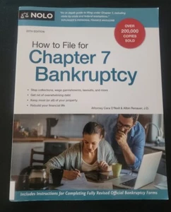 How to File for Chapter 7 Bankruptcy by O'Neill, Cara; Renauer, Albin - Picture 1 of 8