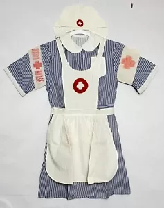 Costume vintage King by Wee Classics infermiera junior taglia 10 - Foto 1 di 11