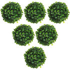 6 Pcs Fake Topiary Plant Wreath Ornament Party Greenery