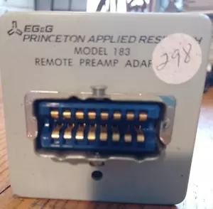 ADAPTADOR DE PREAMPLIFICADOR REMOTO EG&G PARC PRINCETON MODELO DE INVESTIGACIÓN APLICADA 183 - Imagen 1 de 4