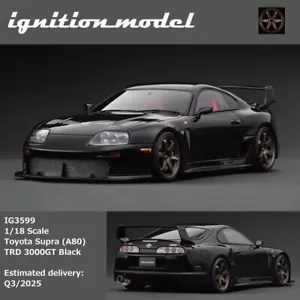 IG3599 Toyota Supra (A80) TRD 3000GT (Black) 1/18 Ignition Model *Q3 PREORDER* - Foto 1 di 1