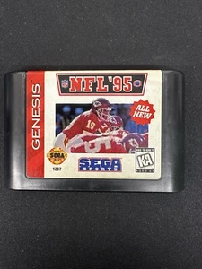 NFL 95 Sega Genesis 1994 Cartridge Only No Case Tested Works Great Authentic - Picture 1 of 6