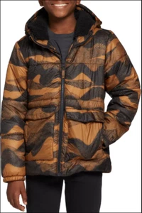 DSG Boy's Insulated Jacket Prt Warm Cinnamon Dot Camo Different Size - Picture 1 of 6