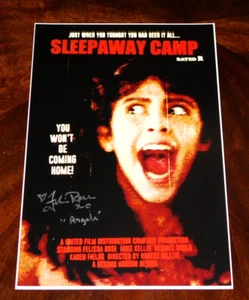 Poster horror firmato Felissa rose ""angela baker"" camp 12x18! - Foto 1 di 2