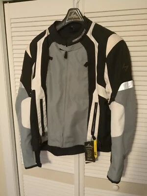 Nueva CHAQUETA BLINDADA SCORPION EXO PARA HOMBRE XXL Nightviz Airvent Everheat Kwikwick 2XL Foto 1 de 4