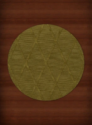 Green Transitional Hand Hooked Diamonds Criss-Cross Area Rug Geometric DV11 - Image 1 of 2
