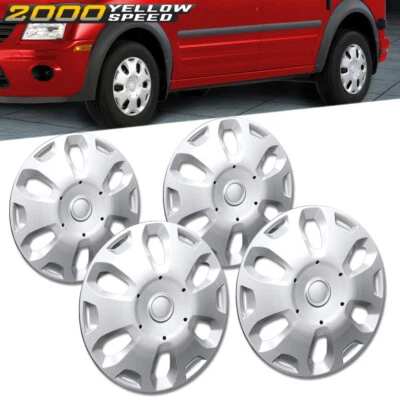 4PCS 15" Wheel Covers Hub Caps Fit For 2010-2013 Ford Transit Connect Van Foto 1 de 4