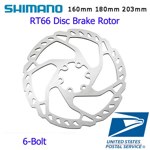 Shimano Deore SLX SM-RT66 Disc Brake 6-Bolt Rotor 160mm 180mm 203mm MTB - Image 1 of 1