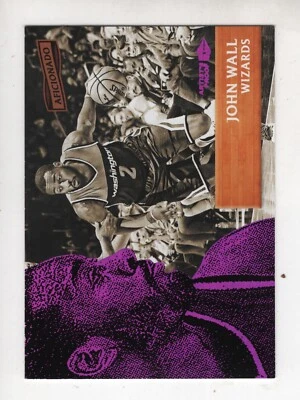 2016-17 Panini Aficionado Artist's Proof Purple   35/99 John Wall #94 - Image 1 of 2