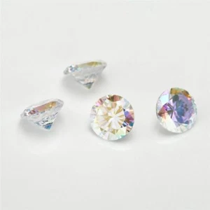 Gemas sintéticas de piedra de circonio cúbico chapado en forma redonda circonita cúbica x 2 piezas 10 mm - Imagen 1 de 12