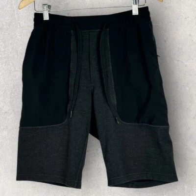 Lululemon City Commute Shorts Mens Size Medium Grey Black Style M7ABSS Terry M Foto 1 de 4