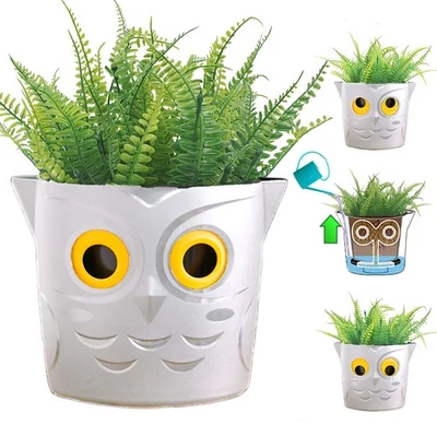 Maceta inteligente de jardinería Kings - Maceta de riego automático para uso en interiores y exteriores animada Foto 1 de 4