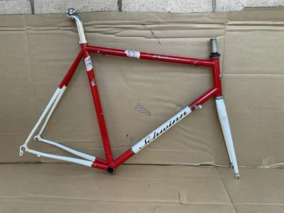 Conjunto de armação vintage Schwinn Peloton 58cm aço Columbus 700c - Imagem 1 de 4