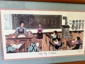 P. Buckley Moss Limited Ed. Lithograph “Reading, Riting & Rithmetic” - 189/1000 - Picture 1 of 9